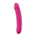 Real Sensation M Magenta — dildo silikonowe o anatomicznym profilu, 22,5 cm, śr. 3,9 cm - 3