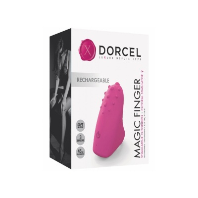 Wibrator na palec Magic Finger Rechargeable - silikonowy, 1 tryb wibracji, 3 stopnie intensywności, wymiary 4 x 5 x 2 cm - 1 2