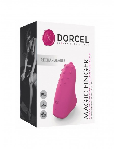 MAGIC FINGER RECHARGEABLE - ROSE - Nakładki na palce - 2