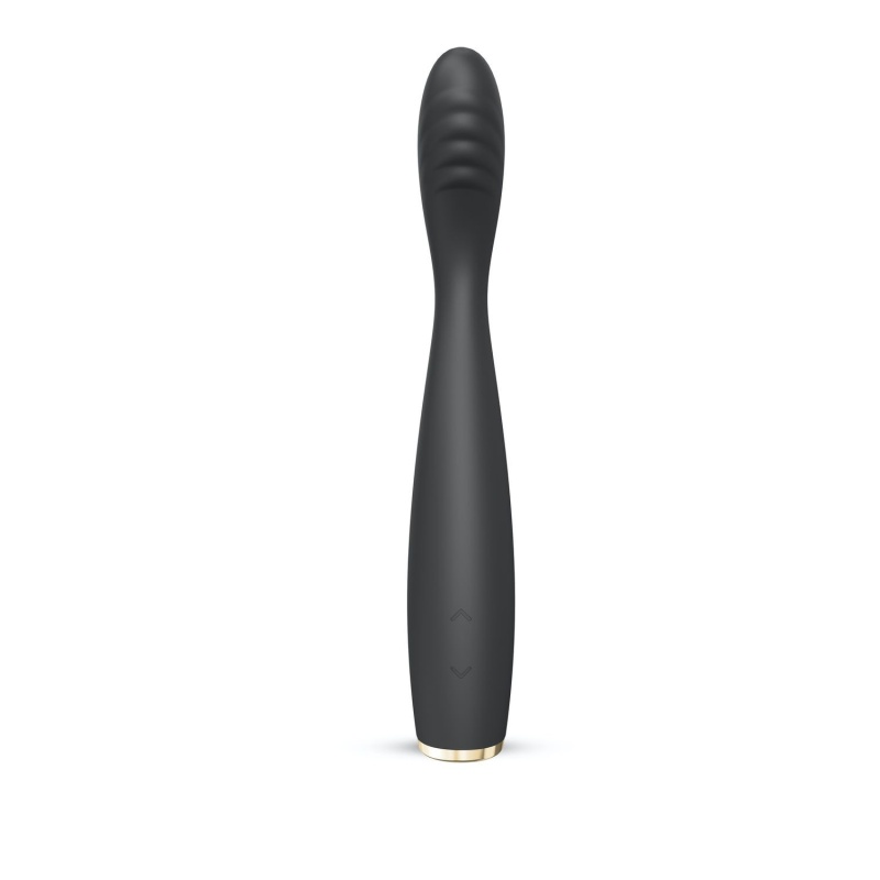 G-SLIM Marc Dorcel - wibrator do punktu G z elastyczną szyjką i żłobkowaną główką, 19,1 cm - 2