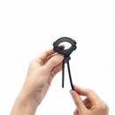 Regulowany pierścień erekcji FIT RING z miękkiego silikonu, 13 cm x Ø 3 cm - 11