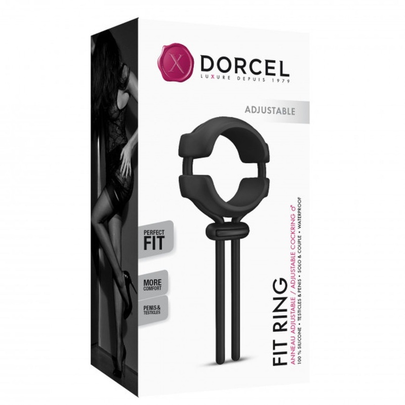 Regulowany pierścień erekcji FIT RING z miękkiego silikonu, 13 cm x Ø 3 cm - 15