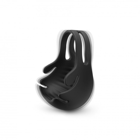 FUN BAG — stymulator jąder i prącia z 9 trybami wibracji, silikon medyczny + ABS, 6,3 × 8,7 × 5 cm - 3