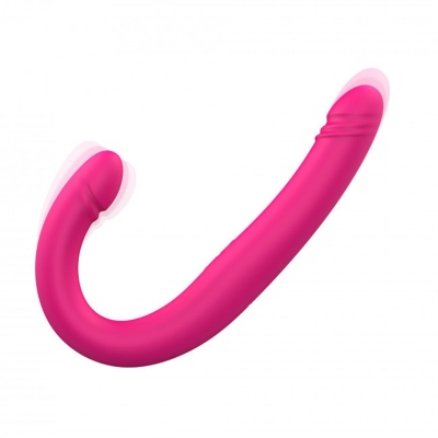 Wibrujące podwójne dildo ORGASMIC DOUBLE DO - 2 silniki, 9 trybów pulsowania i 9 trybów wibracji, 45 cm - 1