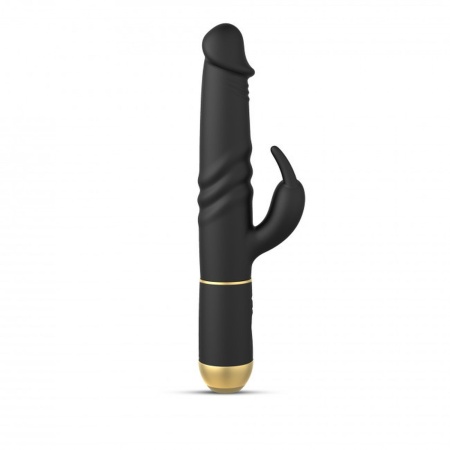 Wibrator króliczek FURIOUS RABBIT 2.0 - dwusilnikowy, ruchoma główka, obracające się kulki, długość 27 cm - 2