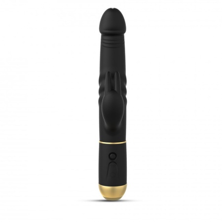 Wibrator króliczek FURIOUS RABBIT 2.0 - dwusilnikowy, ruchoma główka, obracające się kulki, długość 27 cm - 3
