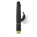 Wibrator króliczek FURIOUS RABBIT 2.0 - dwusilnikowy, ruchoma główka, obracające się kulki, długość 27 cm - 5