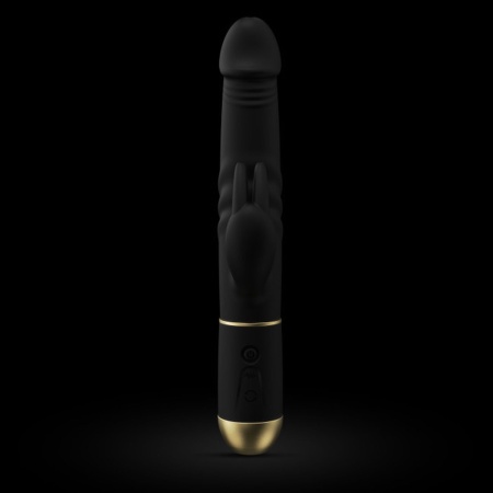 Wibrator króliczek FURIOUS RABBIT 2.0 - dwusilnikowy, ruchoma główka, obracające się kulki, długość 27 cm - 11