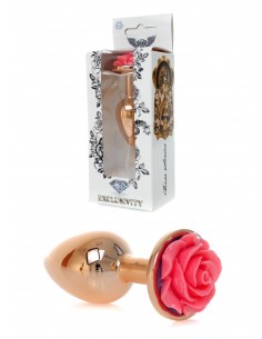 Plug-Jewellery Red Gold PLUG ROSE- Pink - Korki analne stalowe - 1