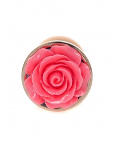 Plug-Jewellery Red Gold PLUG ROSE- Pink - Korki analne stalowe - 1 2