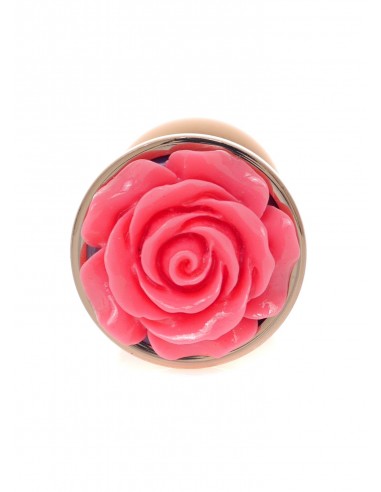 Plug-Jewellery Red Gold PLUG ROSE- Pink - Korki analne stalowe - 2