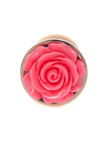 Plug-Jewellery Red Gold PLUG ROSE- Pink - Korki analne stalowe - 2