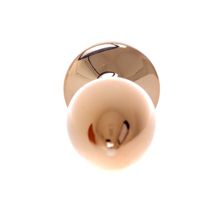 Biżuteria analna PLUG ROSE - stal nierdzewna, anatomiczny kształt, długość całkowita 7 cm, średnica 2,7 cm - 6