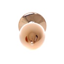 Biżuteria analna PLUG ROSE - stal nierdzewna, anatomiczny kształt, długość całkowita 7 cm, średnica 2,7 cm - 6