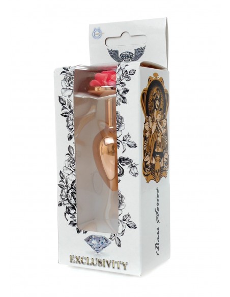 Plug-Jewellery Red Gold PLUG ROSE- Pink - Korki analne stalowe - 7