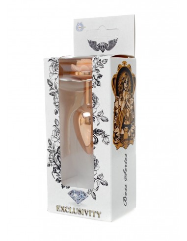 Plug-Jewellery Red Gold PLUG ROSE- Peach - Korki analne stalowe - 7