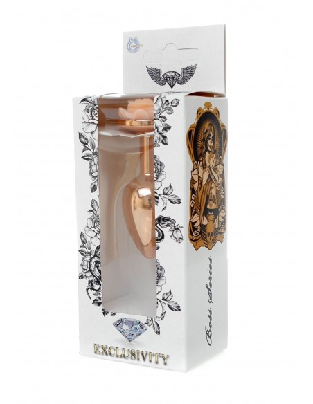 Plug-Jewellery Red Gold PLUG ROSE- Peach - Korki analne stalowe - 7