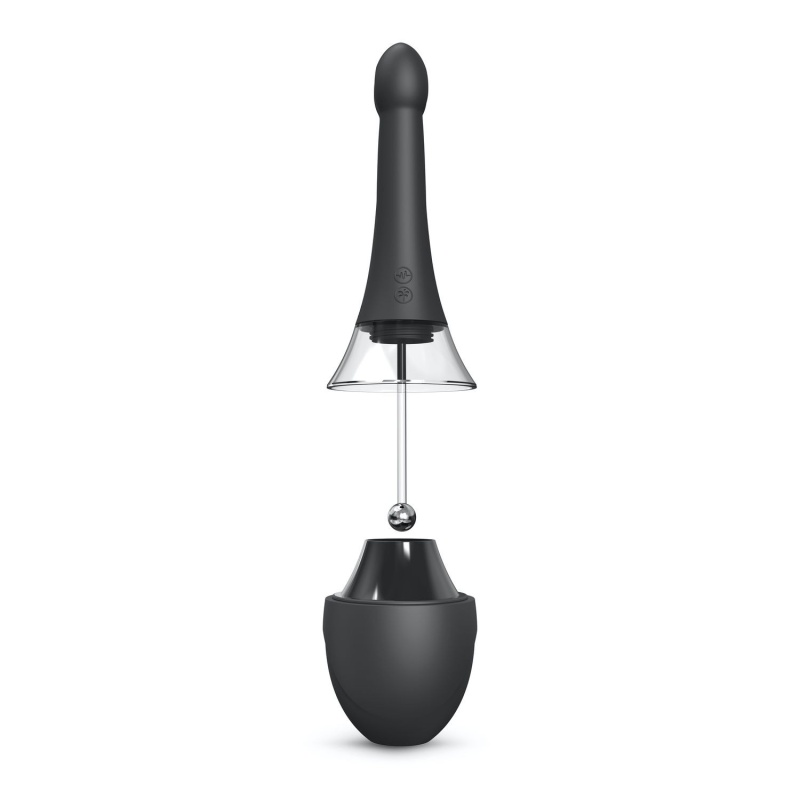Irygator analny z wibracją DOUCHE MATE PRO — 5 dysz 360°, 7 trybów wibracji, 24,7 cm - 4