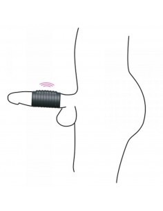 Nakładka na penisa DEEP VIBE - Przedłużki i nakładki na penisa - 1 2