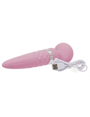 Pillow Talk - Sultry Wand Massager Pink - Wibratory Magic Wand - 3