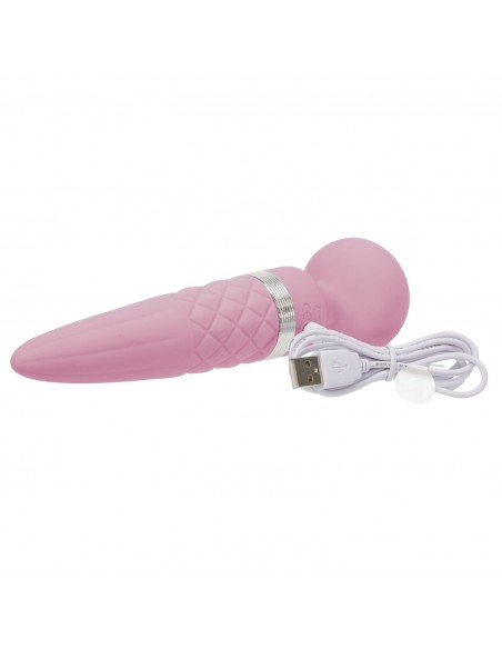 Pillow Talk - Sultry Wand Massager Pink - Wibratory Magic Wand - 3