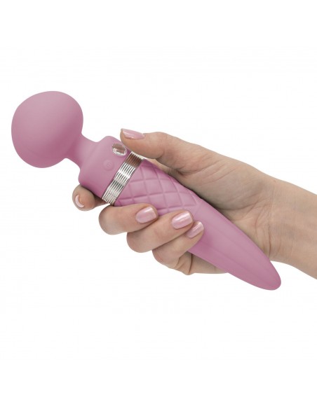 Pillow Talk - Sultry Wand Massager Pink - Wibratory Magic Wand - 4