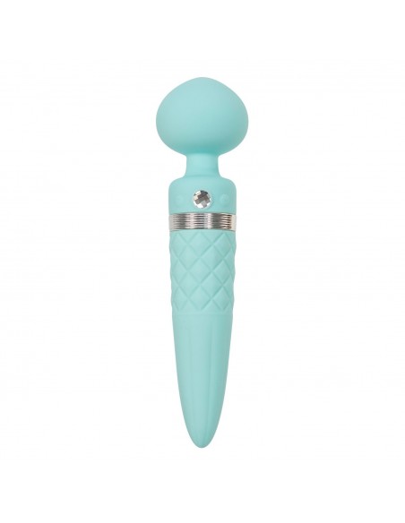 Pillow Talk - Sultry Wand Massager Teal - Wibratory Magic Wand - 1