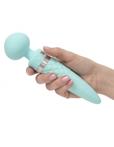 Pillow Talk - Sultry Wand Massager Teal - Wibratory Magic Wand - 4