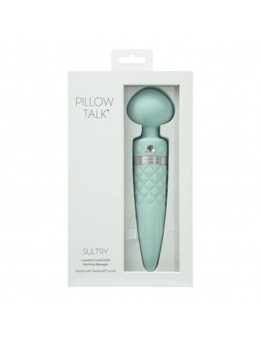 Pillow Talk - Sultry Wand Massager Teal - Wibratory Magic Wand - 6