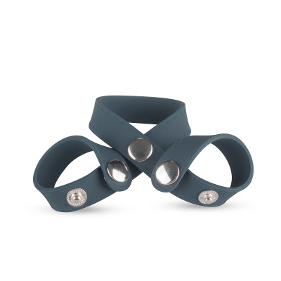 Rozdzielacz jąder 8-Style Ball Splitter - regulowany zatrzaskowo, silikon i metal, pierścień 4,5 cm, pętla 2-3 cm - 1