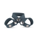 Rozdzielacz jąder 8-Style Ball Splitter - regulowany zatrzaskowo, silikon i metal, pierścień 4,5 cm, pętla 2-3 cm - 1