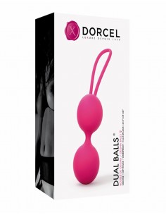DUAL BALLS MAGENTA - Kulki Gejszy Podwójne i Pojedyncze - 1 2