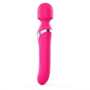 Wibrator Dual Orgasms Magenta 2w1 z rotującymi kulkami, 23,5 cm - 2