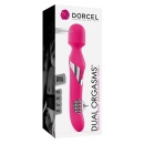 Wibrator Dual Orgasms Magenta 2w1 z rotującymi kulkami, 23,5 cm - 3