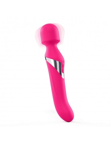 DUAL ORGASMS MAGENTA - Wibratory Magic Wand - 4