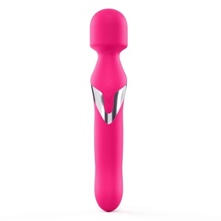 Wibrator Dual Orgasms Magenta 2w1 z rotującymi kulkami, 23,5 cm - 5
