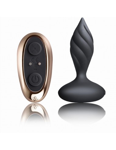 Rocks-Off - Petite Sensations Desire Vibrating Anal Plug - Black - Kulki i korki analne wibrujące - 1