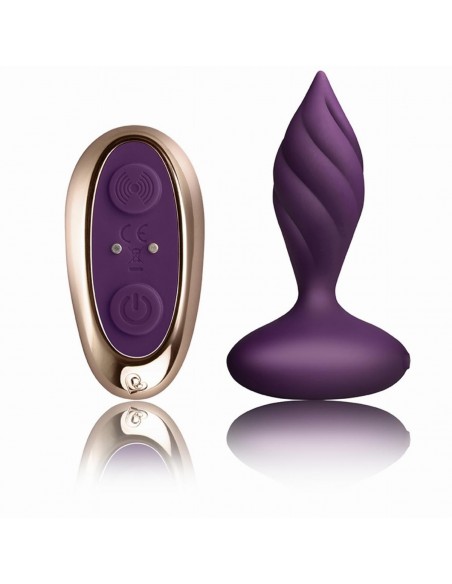 Rocks-Off - Petite Sensations Desire Vibrating Anal Plug - Purple - Kulki i korki analne wibrujące - 1