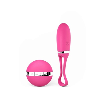 Jajko wibrujące Marc Dorcel Secret Delight Magenta z pilotem i sterowaniem głosowym, 12,5 cm - 1