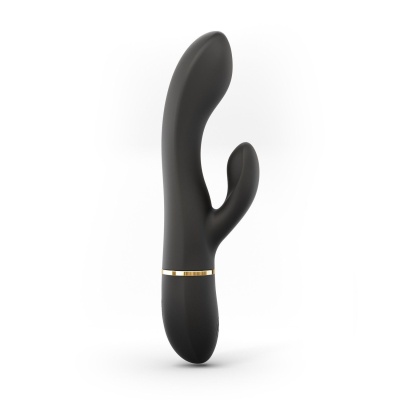 Wibrator królik Glam Rabbit — elastyczny silikon medyczny, 2 silniki, 21,8 cm - 1