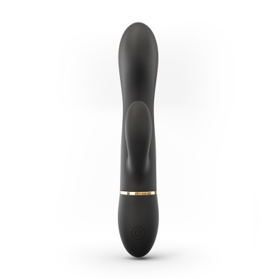 Wibrator królik Glam Rabbit — elastyczny silikon medyczny, 2 silniki, 21,8 cm - 1 2