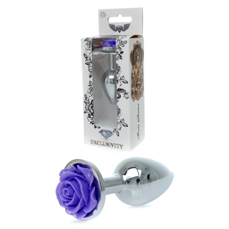 Plug-Jewellery Silver PLUG ROSE- Purple - 1