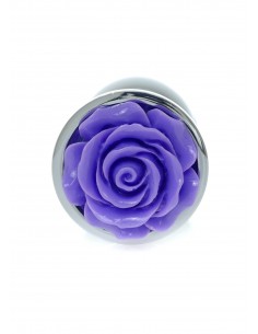 Plug-Jewellery Silver PLUG ROSE- Purple - Korki analne stalowe - 1 2
