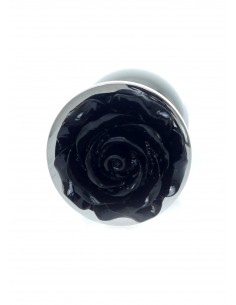 Plug-Jewellery Silver PLUG ROSE- Black - Korki analne stalowe - 1 2