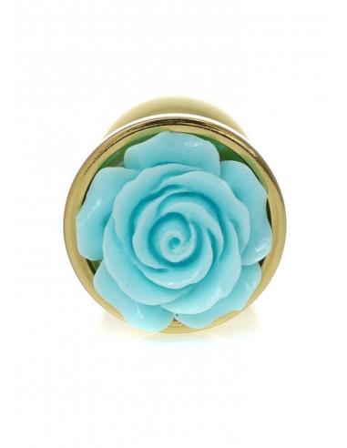 Plug-Jewellery Gold PLUG ROSE- Light Blue - Korki analne stalowe - 2