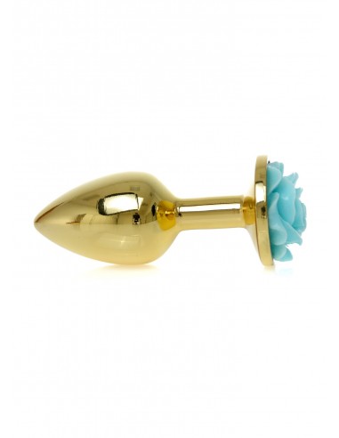 Plug-Jewellery Gold PLUG ROSE- Light Blue - Korki analne stalowe - 4