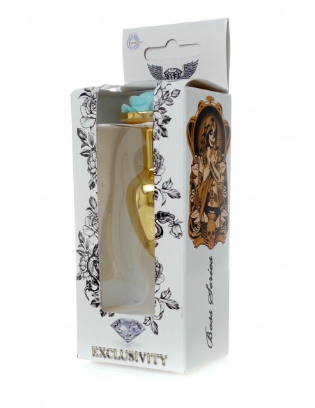 Plug-Jewellery Gold PLUG ROSE- Light Blue - Korki analne stalowe - 7