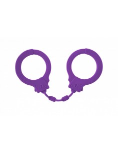 Kajdanki-Silicone Leggings Party Hard Limitation Purple - Kajdanki erotyczne - 1