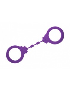 Kajdanki-Silicone Leggings Party Hard Limitation Purple - Kajdanki erotyczne - 1 2