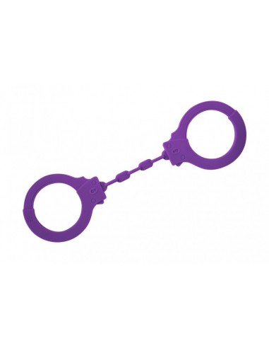 Kajdanki-Silicone Leggings Party Hard Limitation Purple - Kajdanki erotyczne - 2